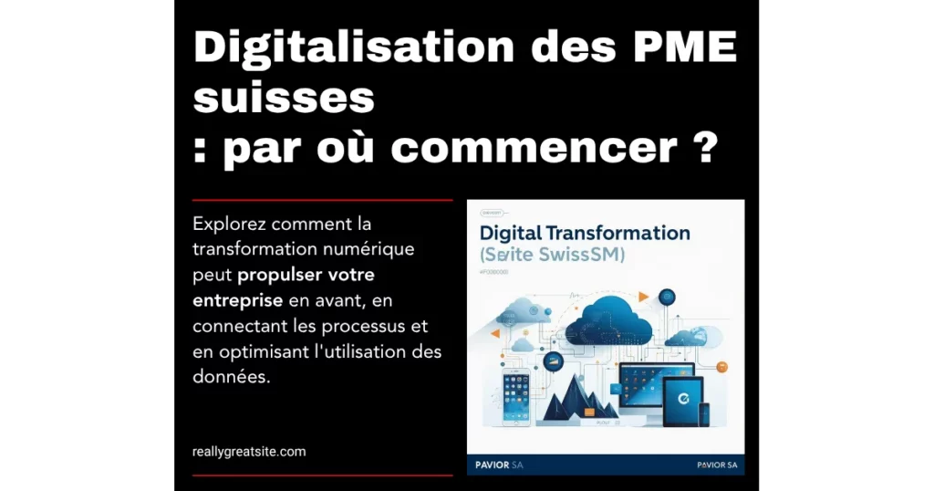 Digitalisation et transformation numérique des PME suisses