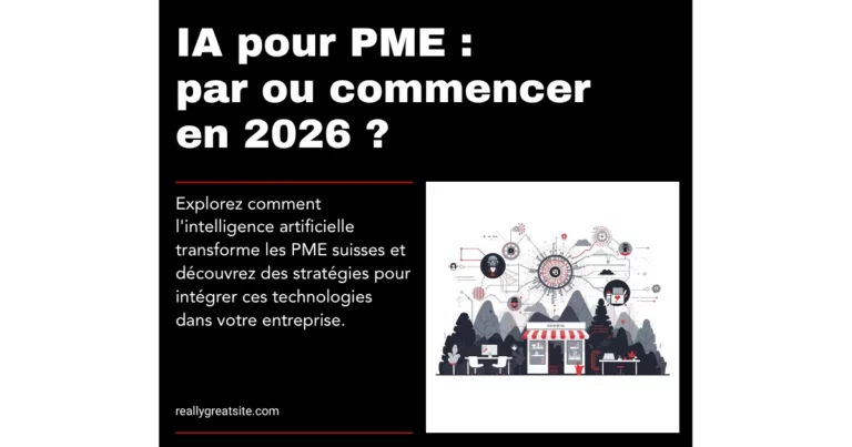Intelligence artificielle pour PME suisse en 2026